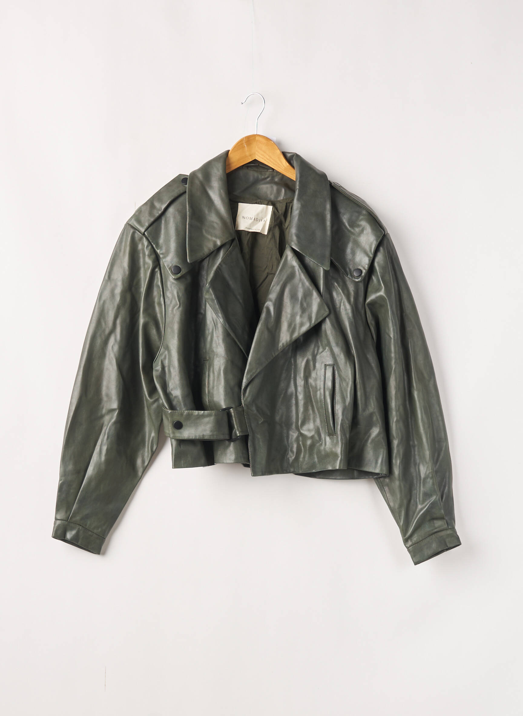 Nomadiya Vestesimilicuir Femme couleur vert