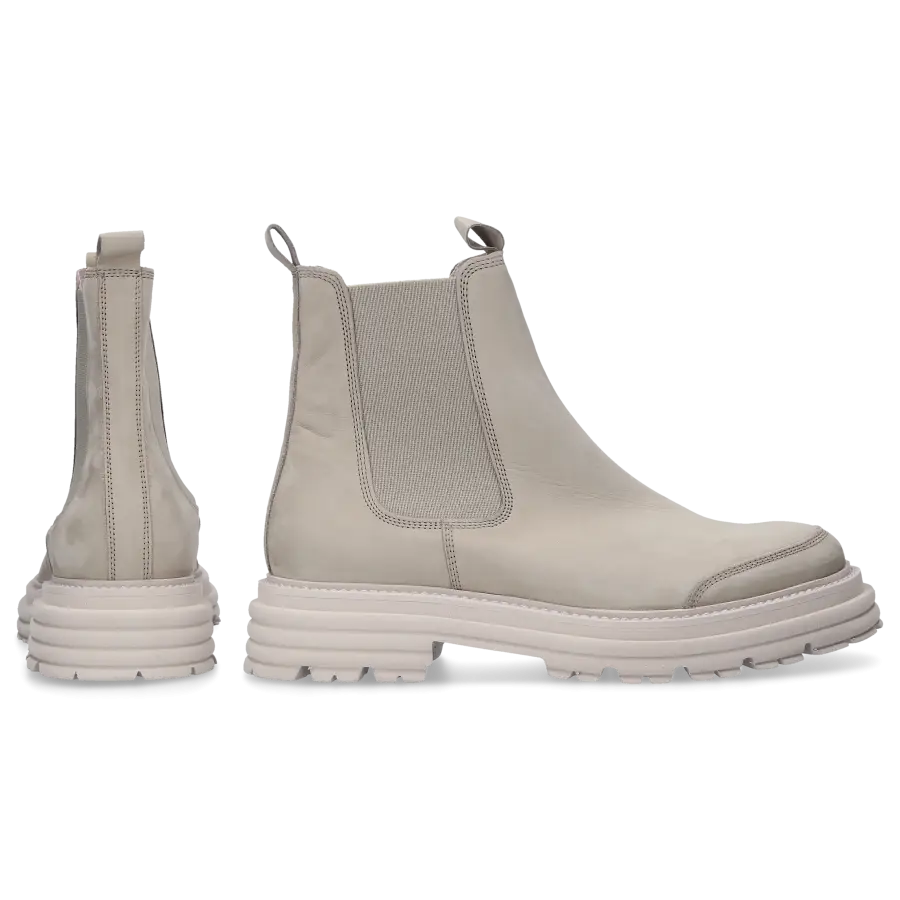 305 SOBE - Chelsea Boots ELAINE Nubukleder - grün