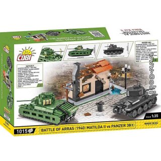 Battle of Arras 1940 Matilda II vs Panzer 38(t)