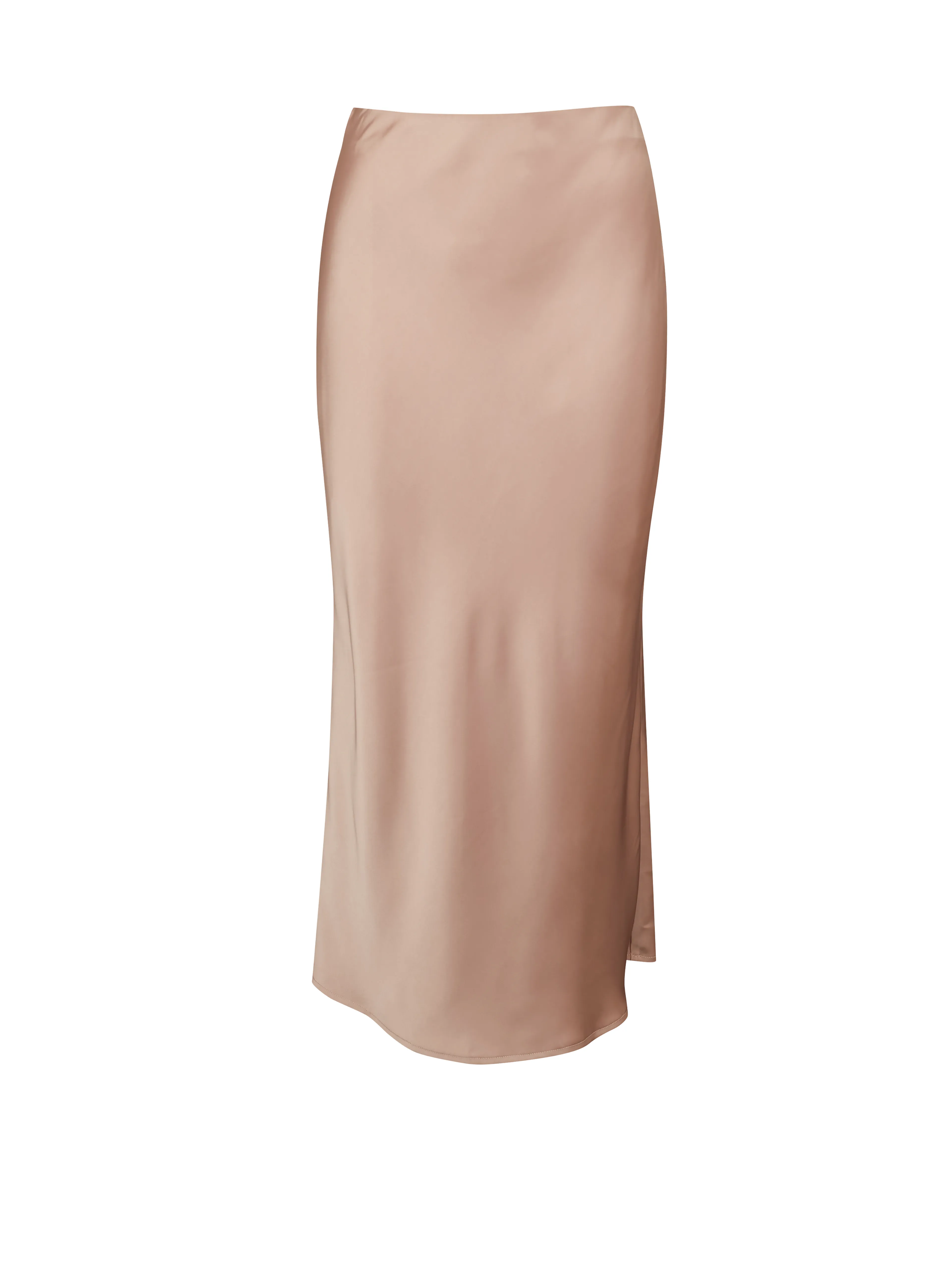 Beigefarbener Damen-Midirock ORSAY