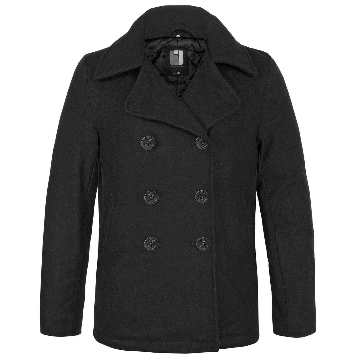 Navy Pea Coat Mantel