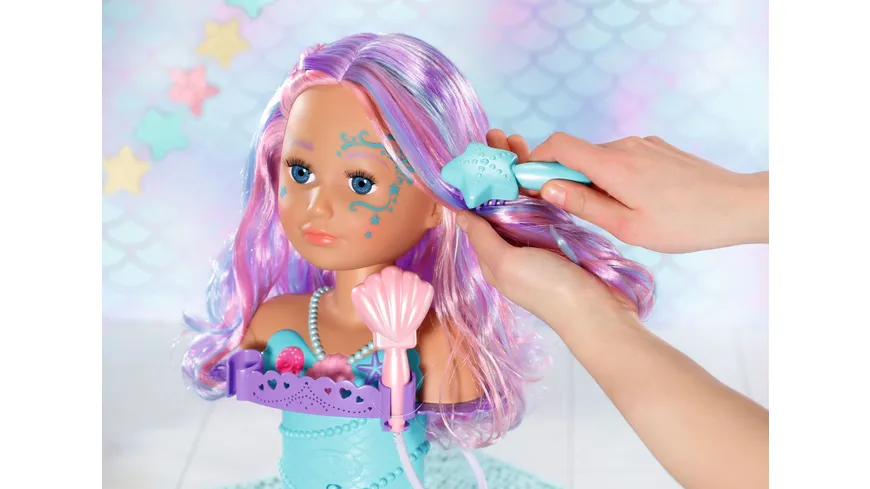 Zapf Creation - BABY born Sister Styling Head Meerjungfrau