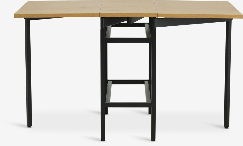 Mesa de jantar dobrável FOLDINGBRO 75x38/84/130 cor carvalho