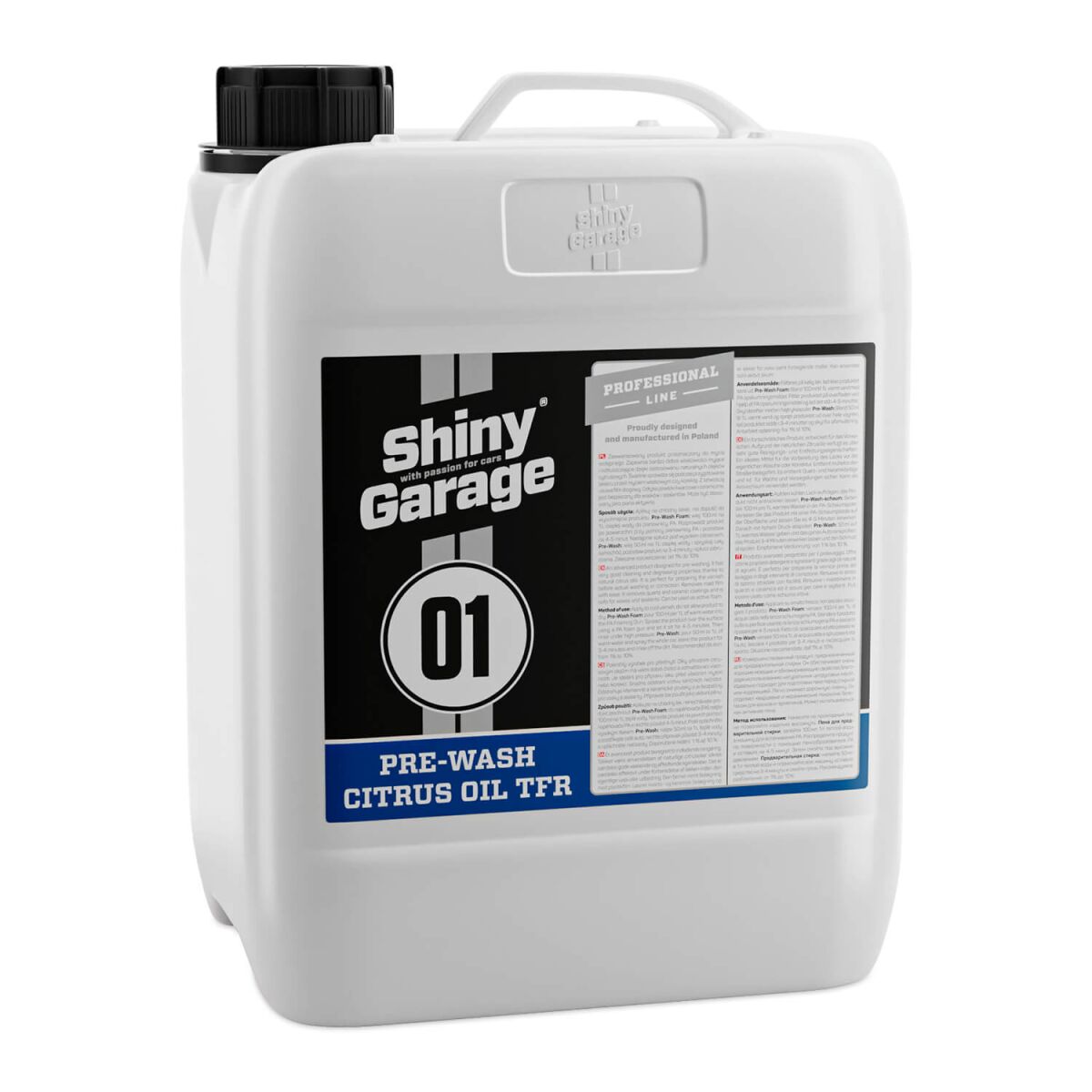 Shiny Garage Pre-Wash Citrus Oil TFR Hochleistungs-Vorreiniger 5L