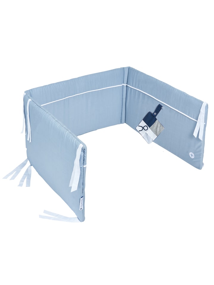 nordic coast company  Nestchen in Blau Grau (L) 180 cm, (B) 35 cm  günstig kaufen onesize
