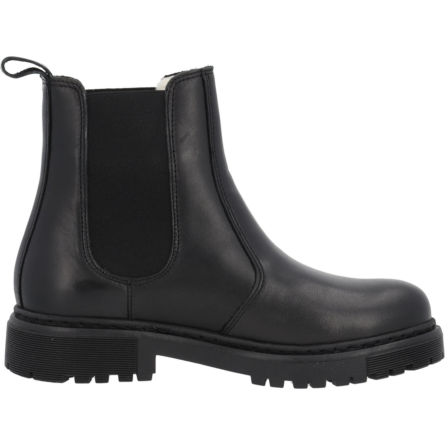 Palado Alicudi, Chelsea Boots, Damen, Schwarz Glanz