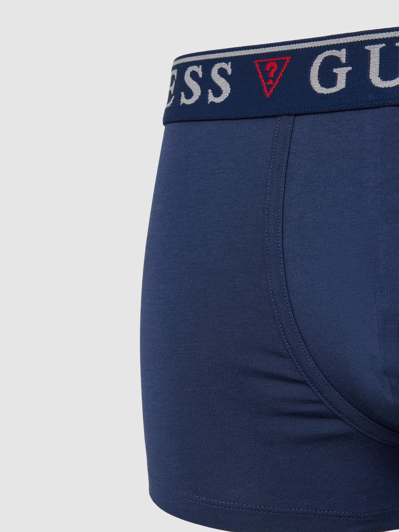 Trunks mit elastischem Bund Modell 'BRIAN HERO' im 3er-Pack in marineblau