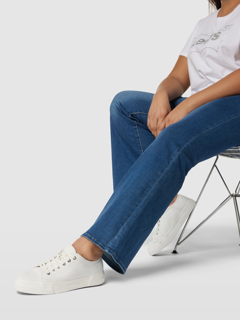 PLUS SIZE Jeans mit Label-Patch in jeans