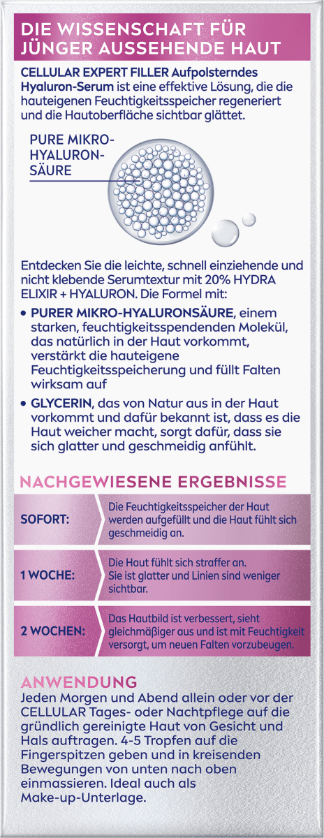 Serum Hyaluron Cellular Expert Filler, 30 ml