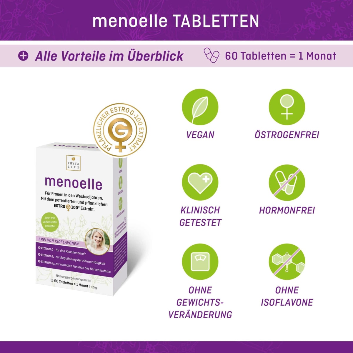 EstroG-100 + Vitamine + Mineralien 60 St., 65 g