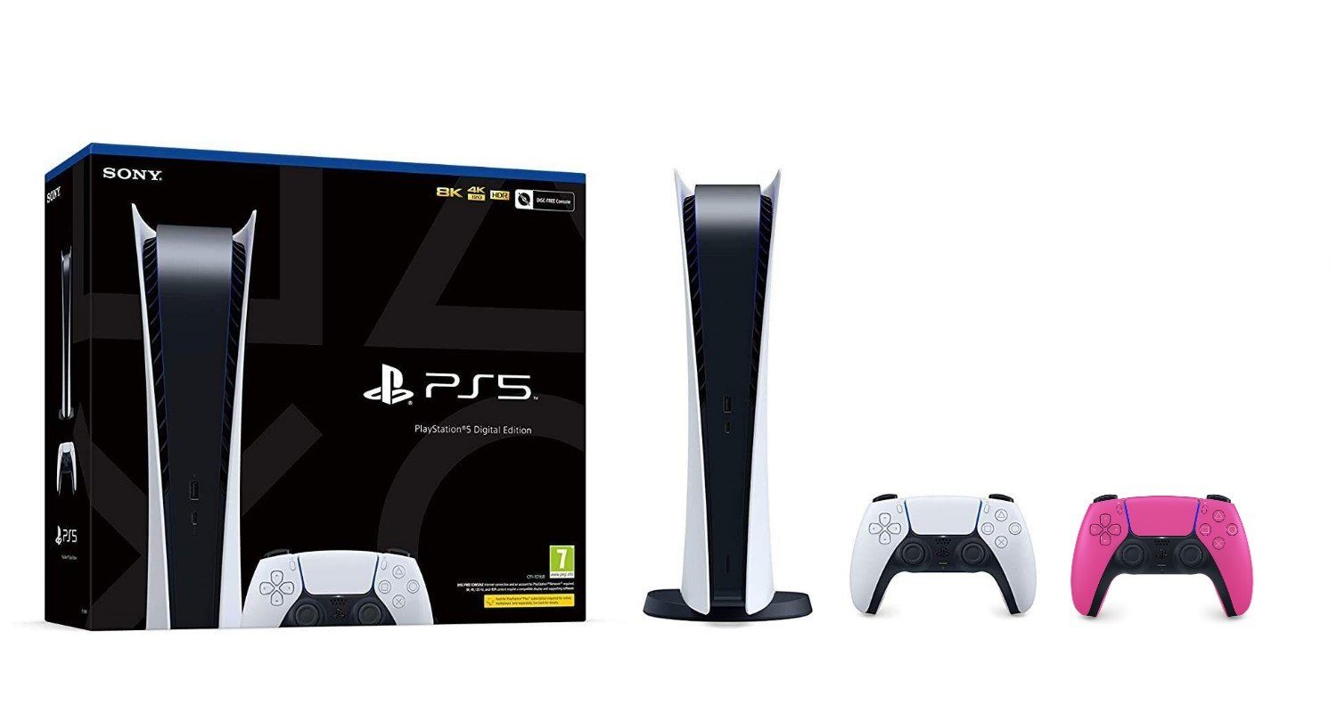 Playstation 5 Digital inkl. zweiten Controller (inkl. zweiten Controller (Farbe wählbar)