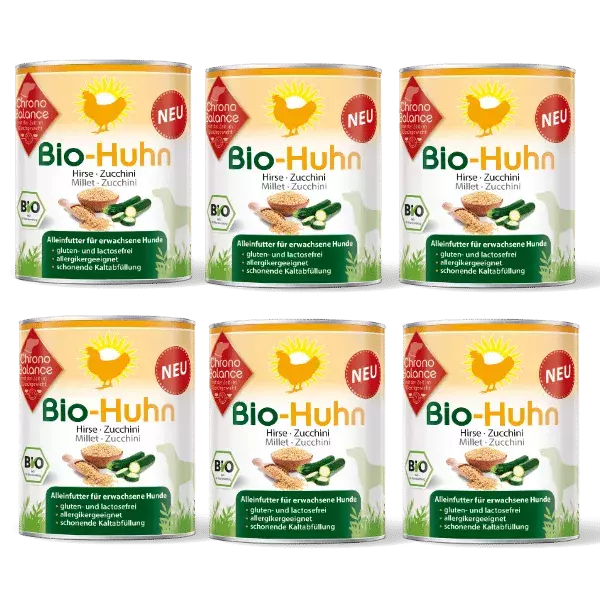 ChronoBalance Hundenassfutter ChronoBalance Alleinfutter Huhn mit Hirse und Zucchini 4,8 kg