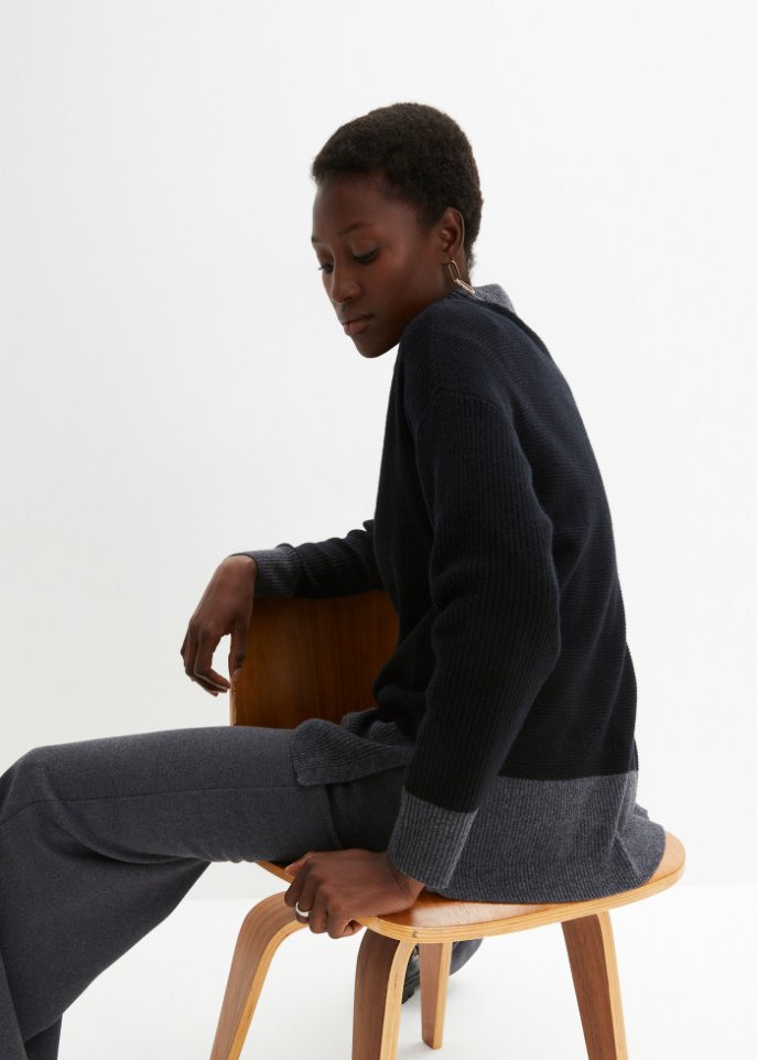 Wollpullover mit Good Cashmere Standard®-Anteil