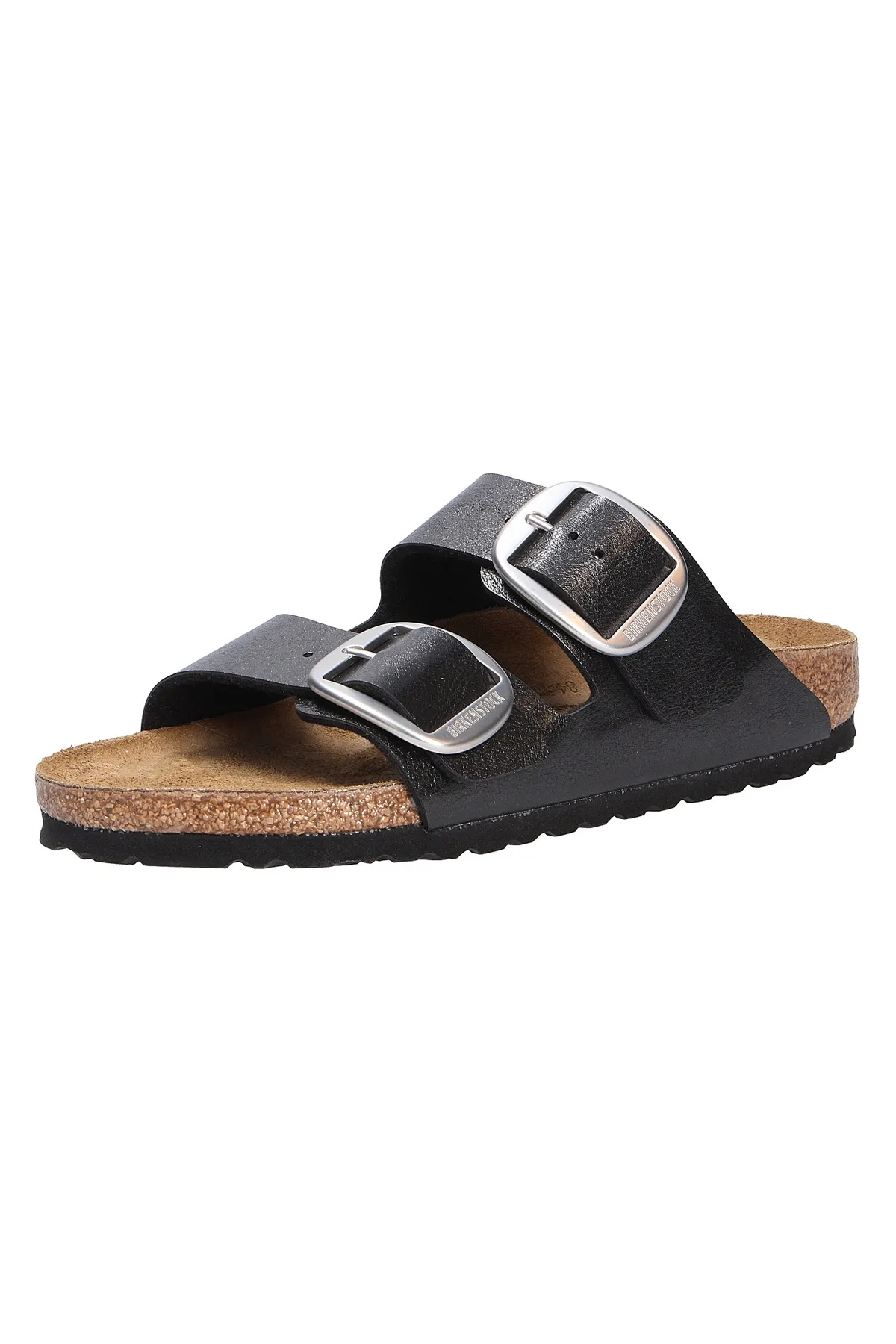 Birkenstock  Pantolette - Schwarz - Flacher Absatz