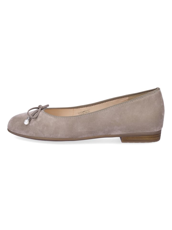 ara Ballerina in taupe Samt günstig kaufen