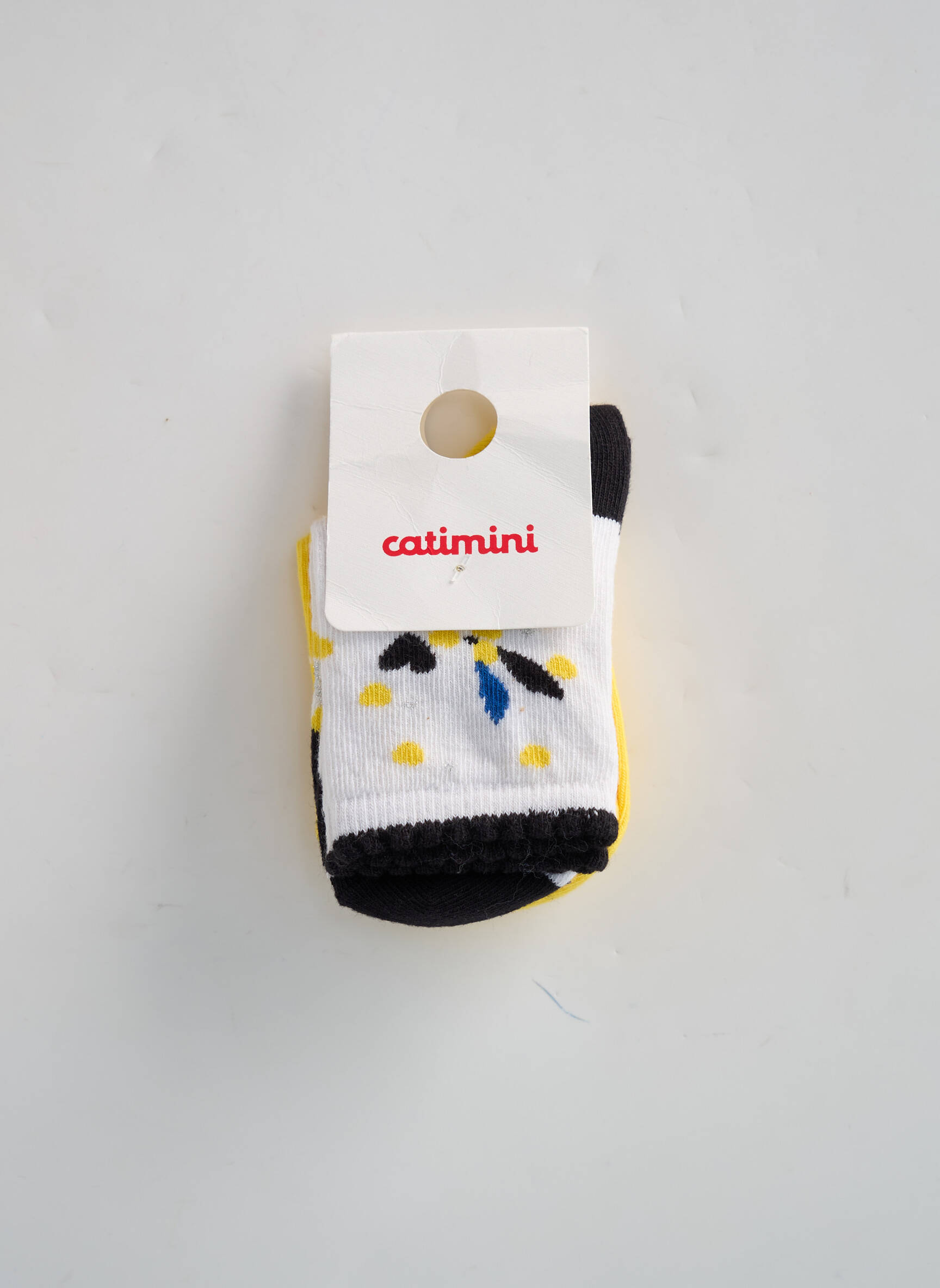 Catimini Chaussette Fille couleur jaune
