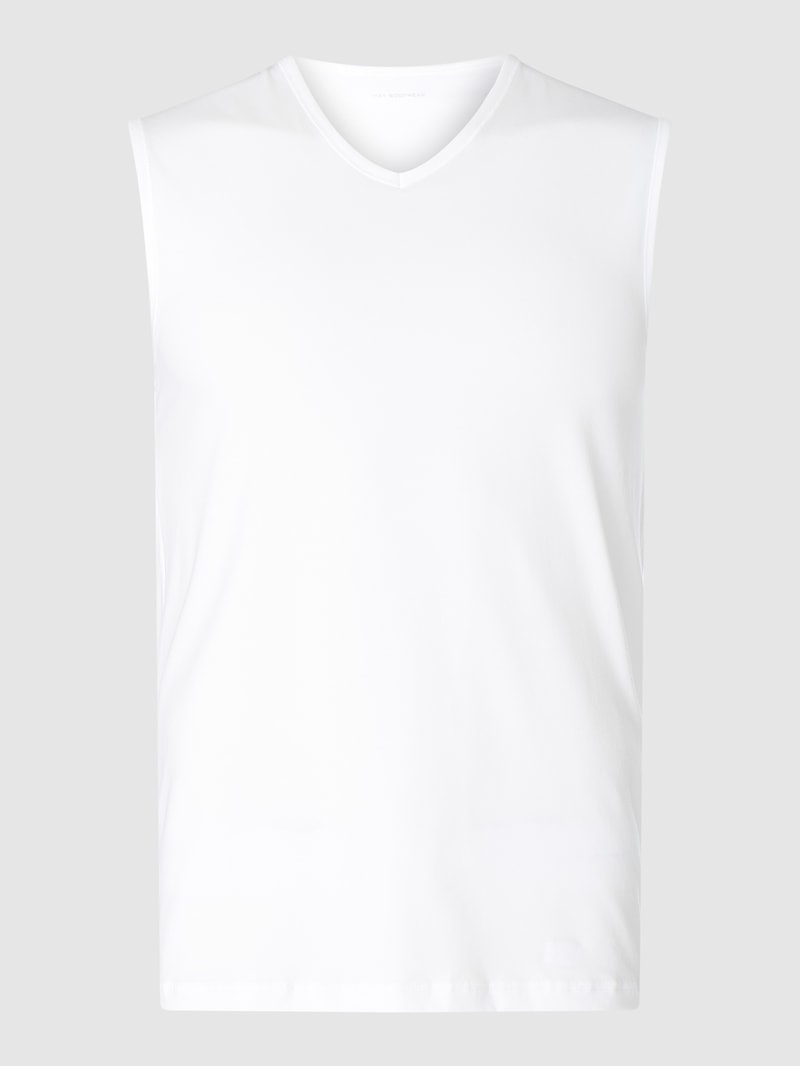 Tanktop mit Stretch-Anteil Modell 'Dry Cotton' in weiß