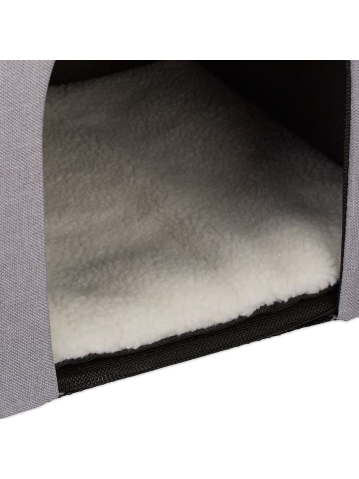 relaxdays Hundetreppe in Grau - (B)72 x (H)41,5 x (T)33 cm günstig kaufen onesize