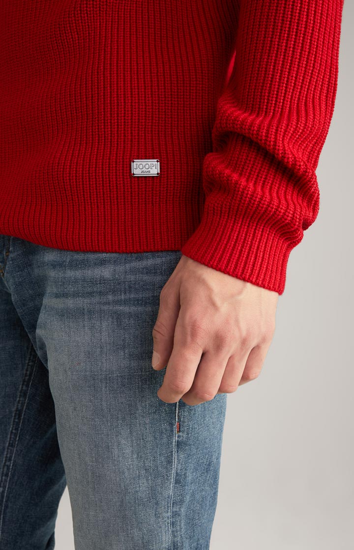 Rollkragenpullover Orlin in Rot