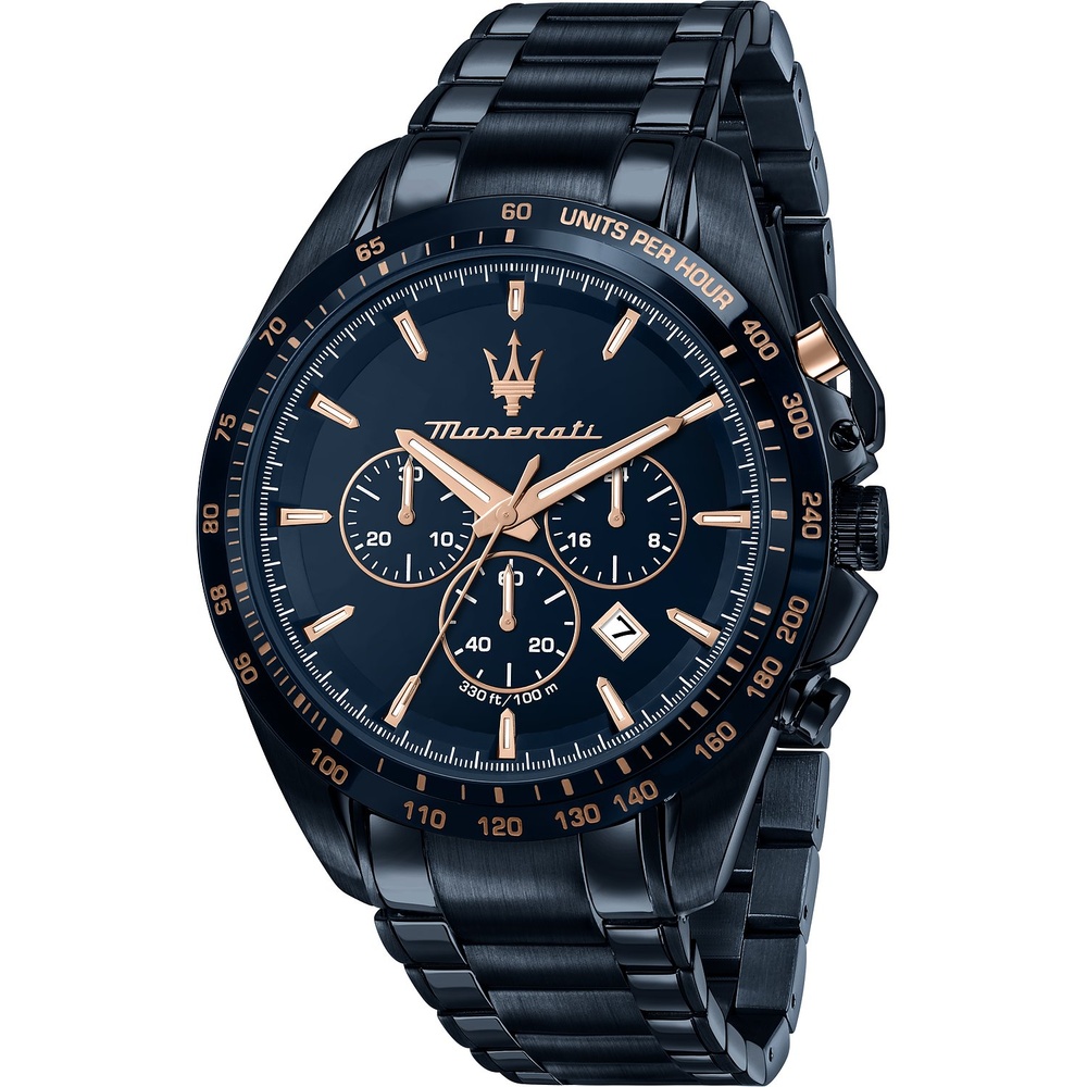 Maserati Chronographe Acier inoxydable, Acier inoxydable Montre