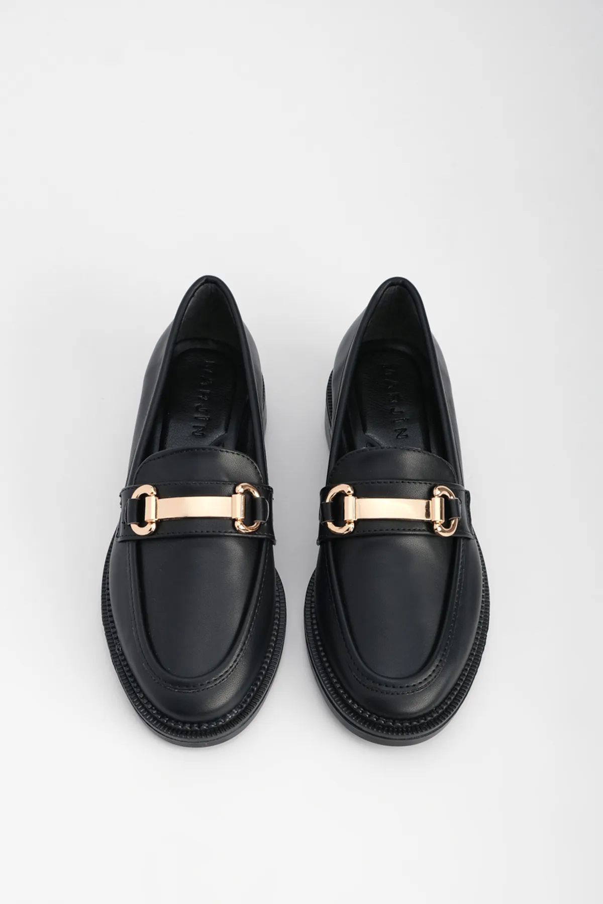 Marjin  Loafer - Schwarz - Blockabsatz