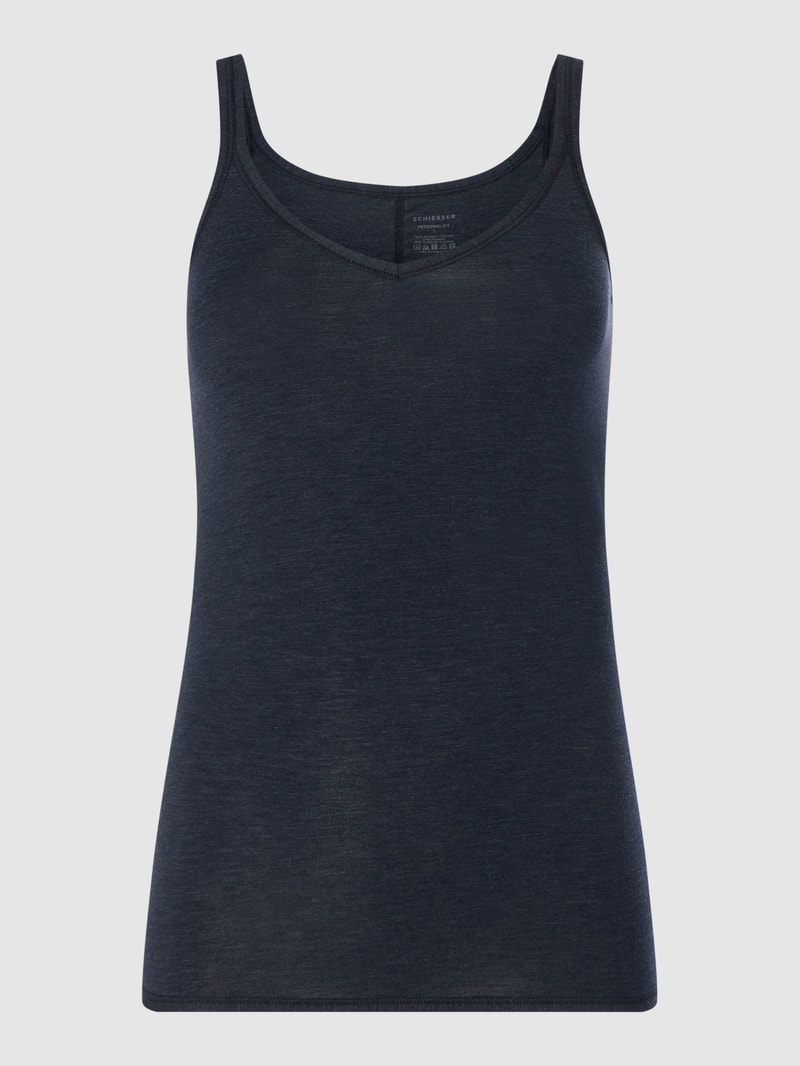 Personal Fit Top mit Stretch-Anteil in marineblau