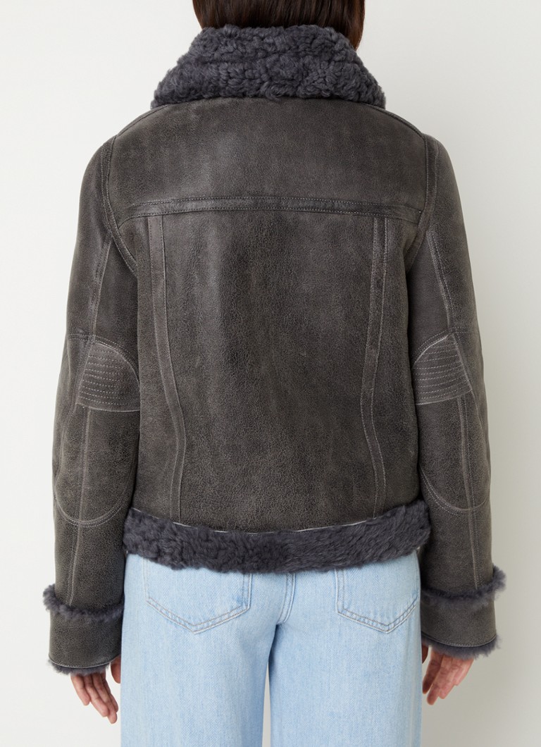 Zadig&Voltaire Kady mētelis no jēra ādas