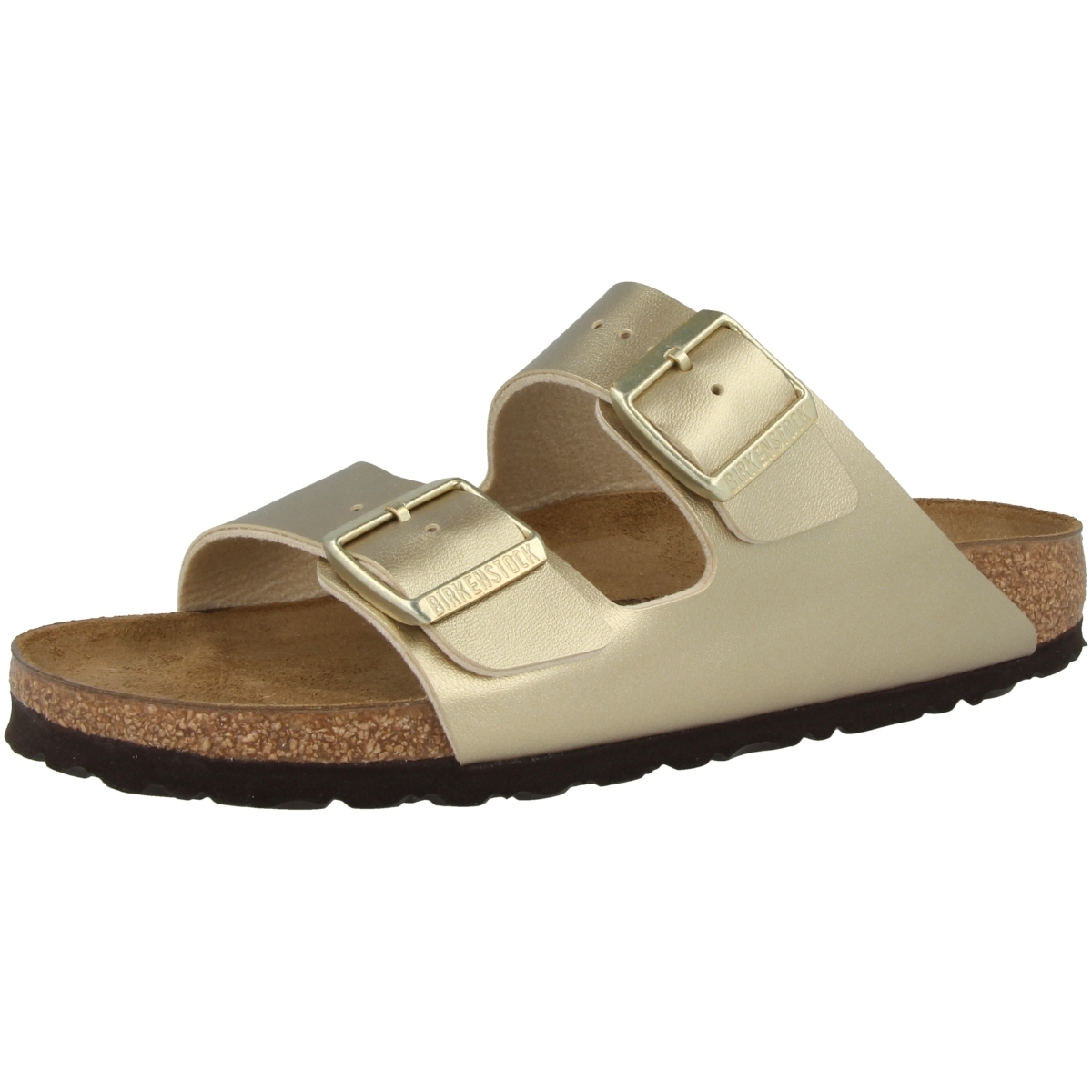 Birkenstock Arizona Birko-Flor schmal Sandale gold