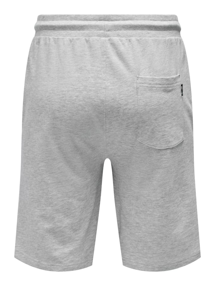 Only&Sons Kurze Jogginghose ONSNEIL in Grau-2 günstig kaufen