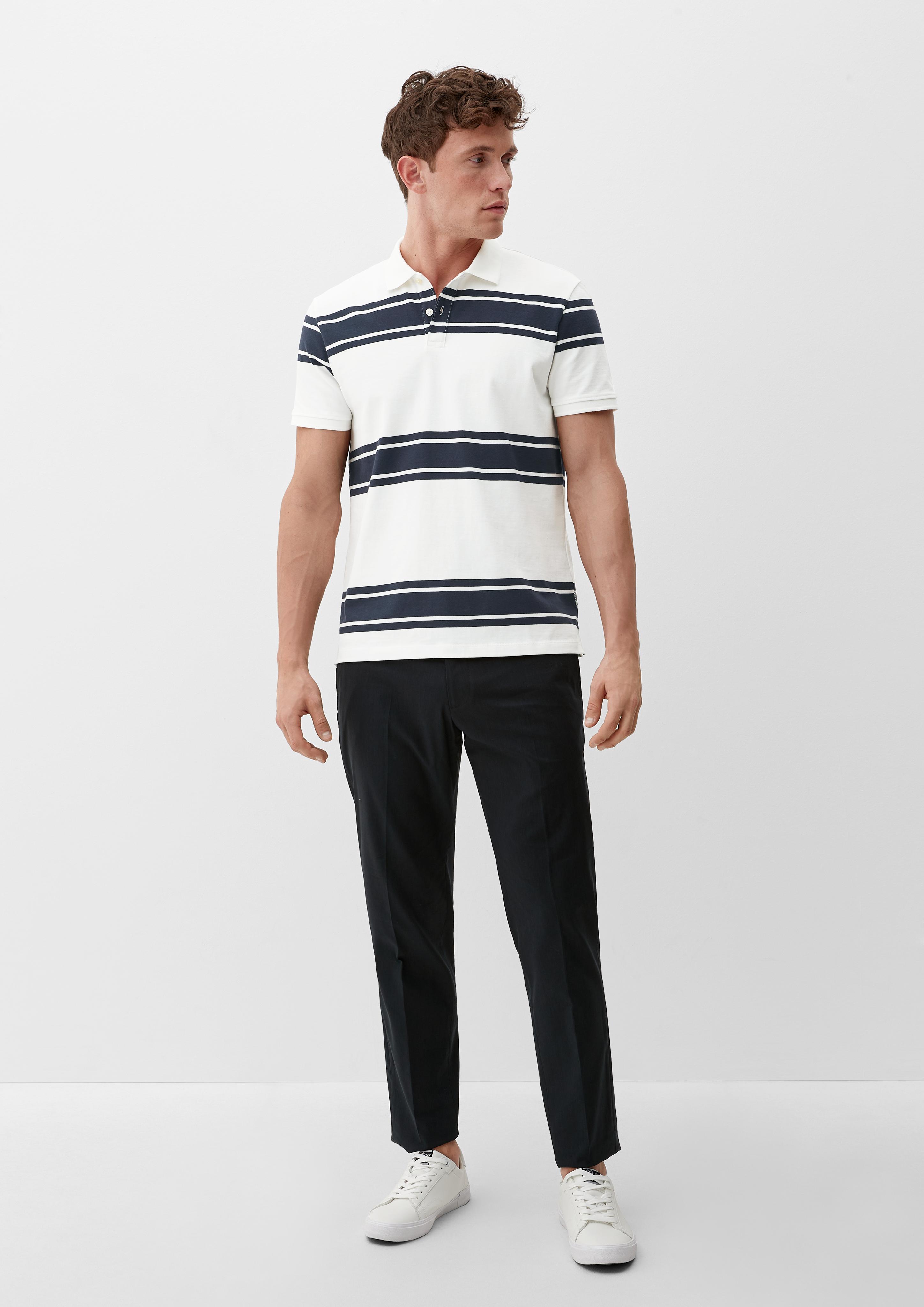 Poloshirt mit Streifenmuster  2128467-01G3
