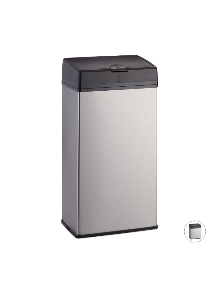 relaxdays Kosmetikeimer in Silber - 6 l günstig kaufen onesize
