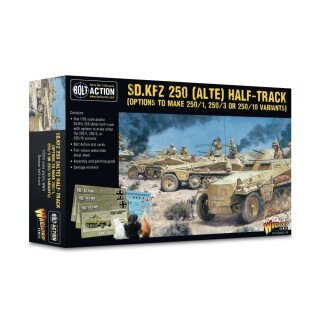 Sd.Kfz 250 (Alte) Half-Track (Options to make 250/1, 250/3 or 250/10 Variants)