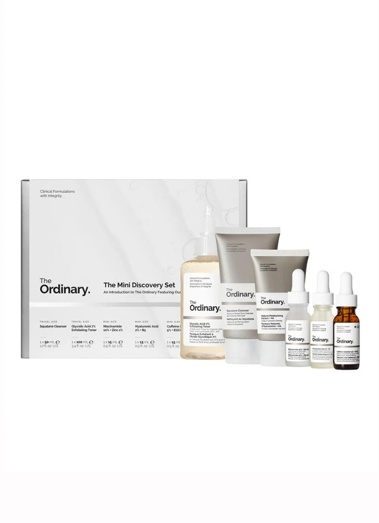 Set de îngrijire facială The Ordinary Le Mini Discovery Set