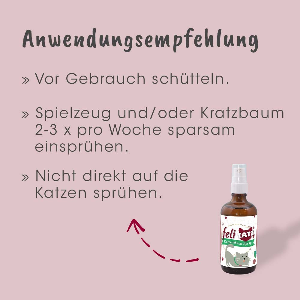 feliTATZ Baldrian & Catnipspielzeug feliTATZ KatzenMinze Spray