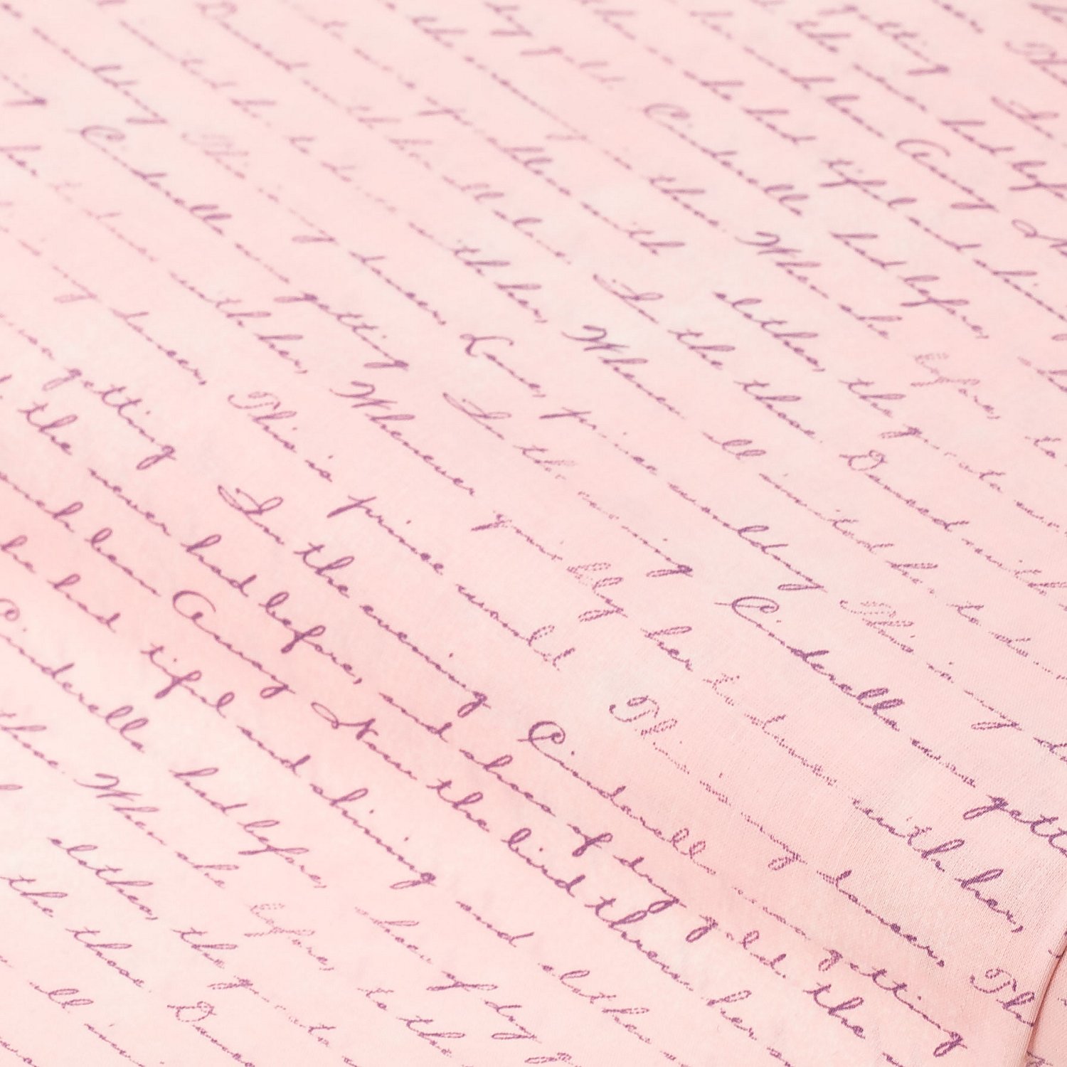 Baumwollstoff Nostalgie-Schrift 