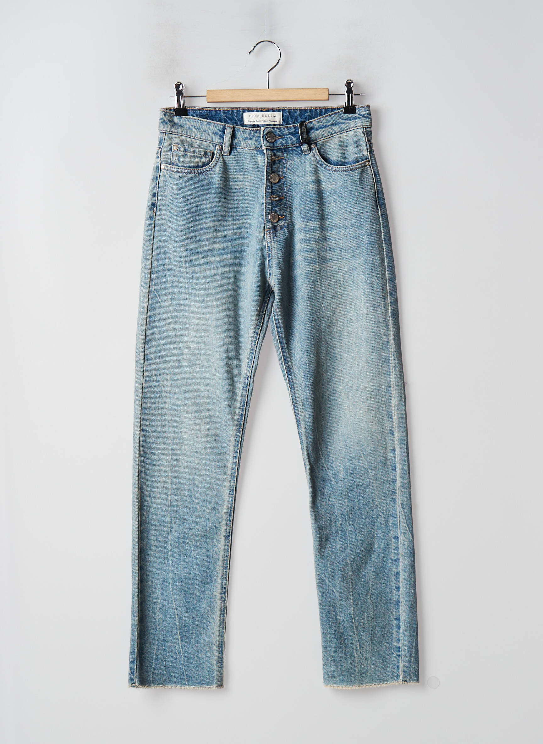 Ikks Jeans Coupe Slim Femme couleur bleu