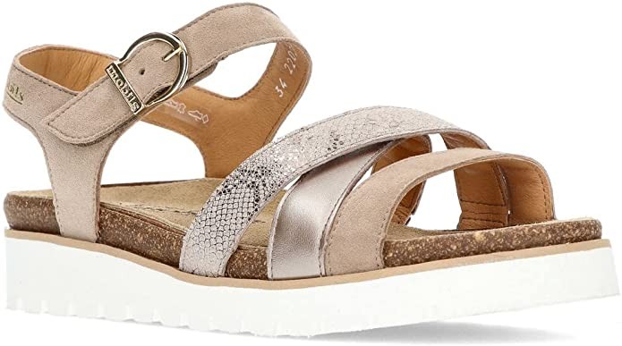 MEPHISTO Klassische Sandalen braun Thina velc