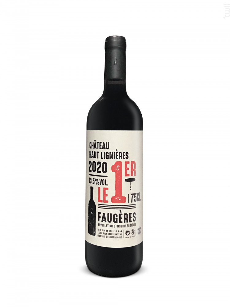 Le 1er Château Haut Lignières Vin Rouge●Faugères 2021 75cl