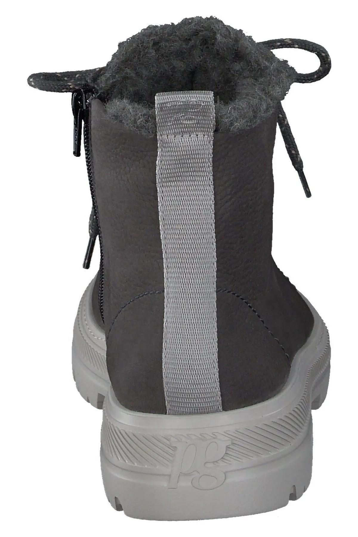 Paul Green  Stiefelette - Grau - Blockabsatz