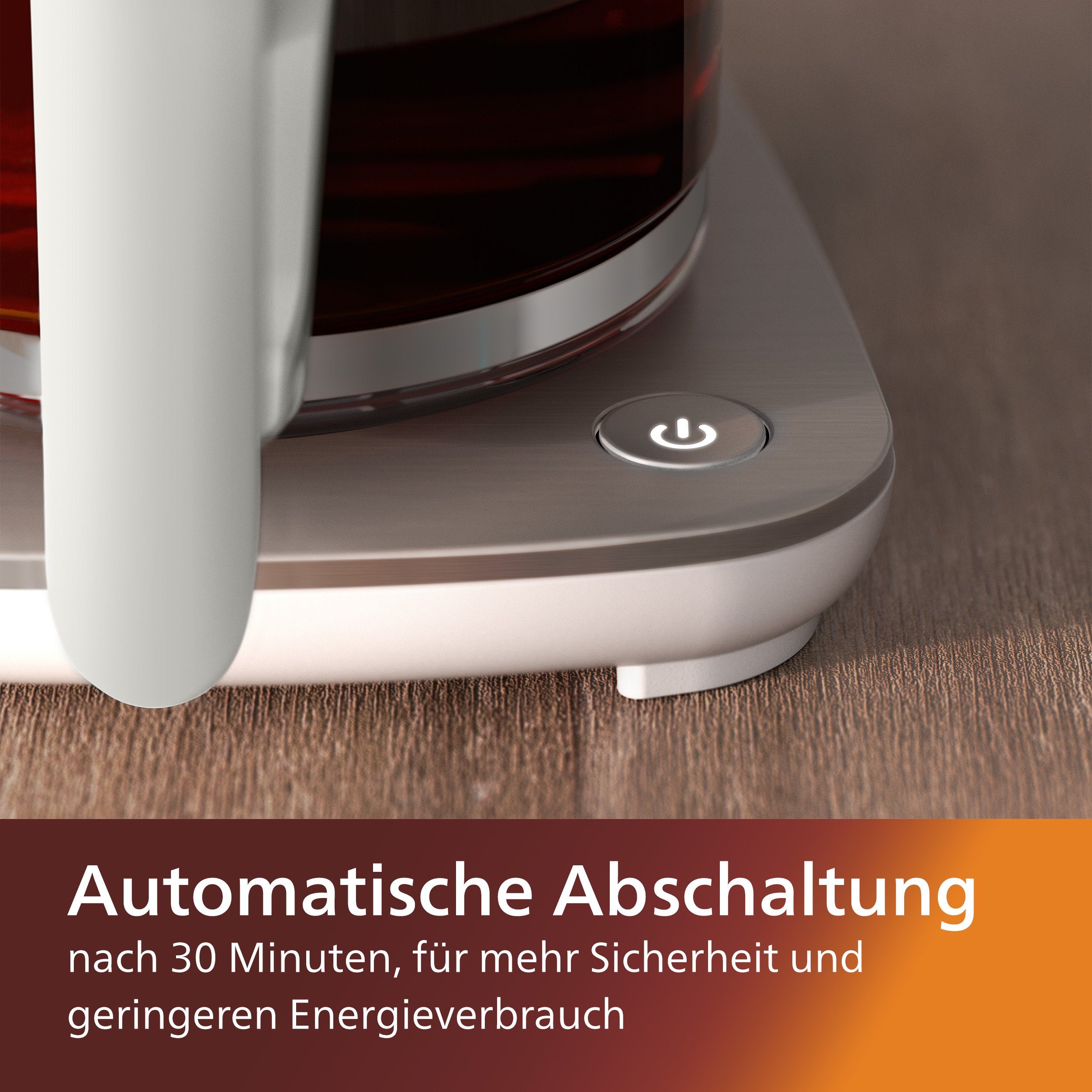 Philips Filterkaffeemaschine HD5416/00 Café Gourmet weiß, 1,25l Kaffeekanne, Papierfilter 1x4, mit Direkt-Brühprinzip, Aroma-Twister und Schwenkfilterhalter
