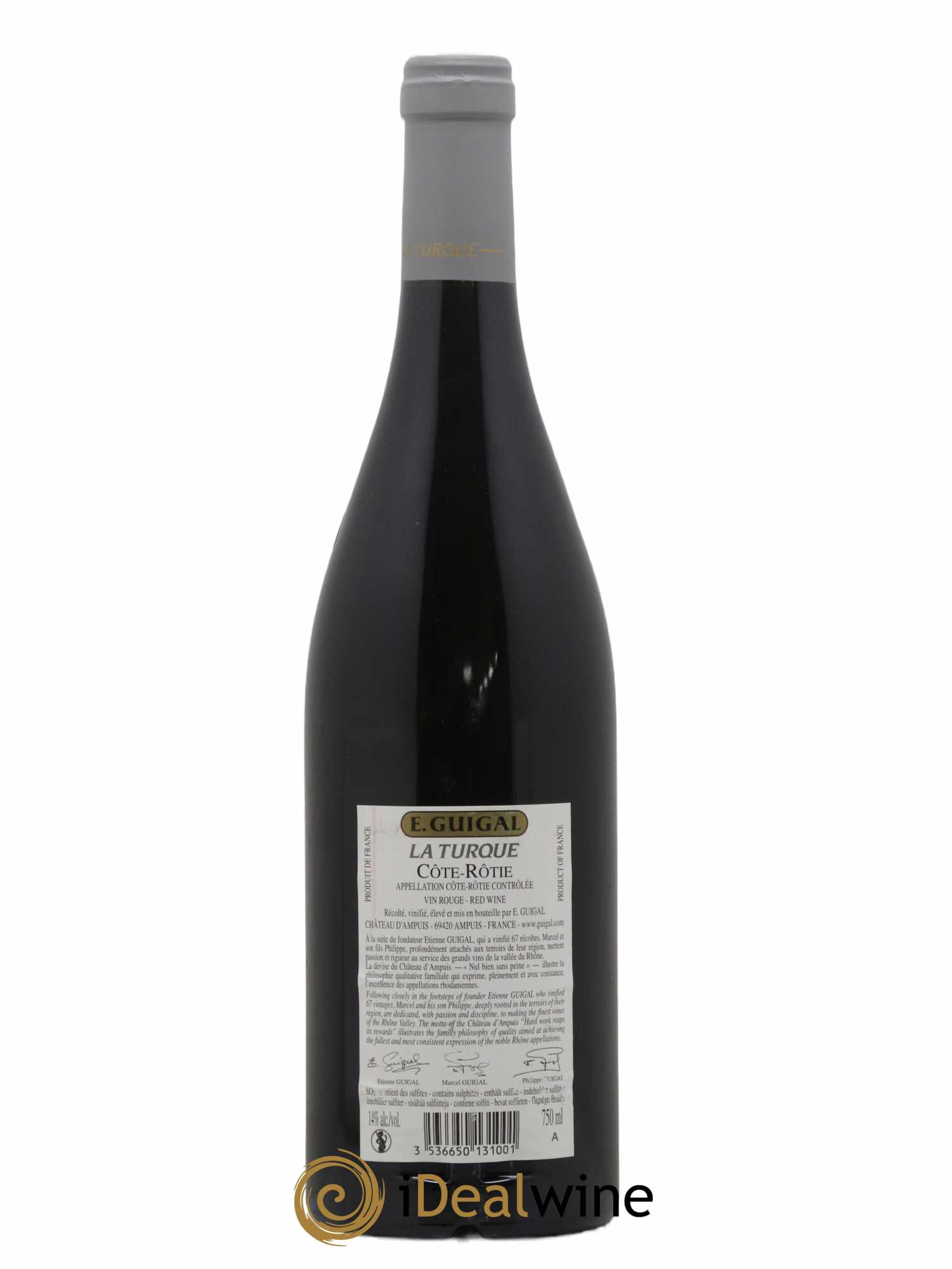 Côte-Rôtie La Turque Guigal  2015 - Lot de 1 Bouteille