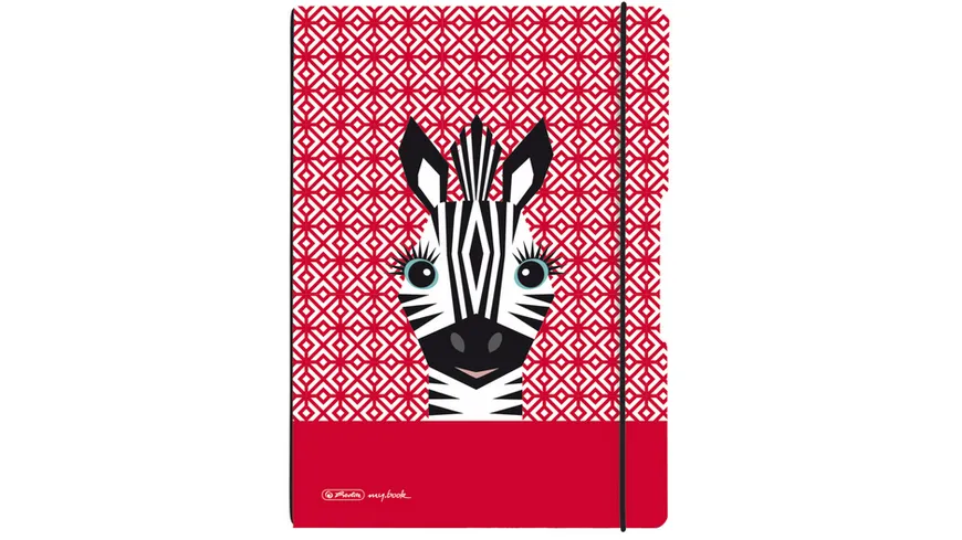 herlitz my.book Notizbuch flex A5 punktkariert Cute Animals Zebra