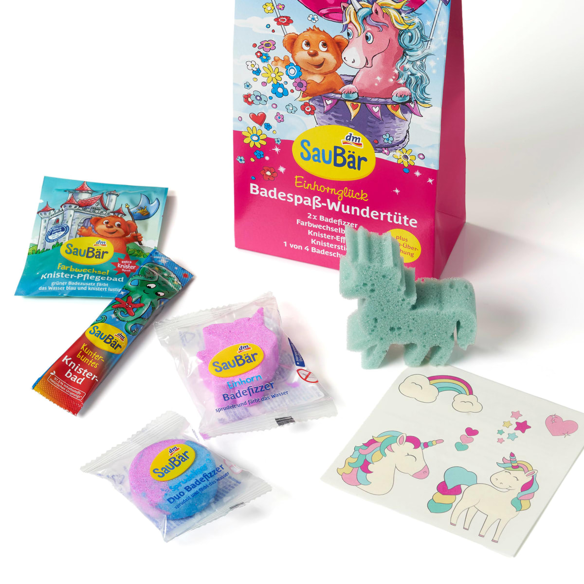 Kinder Badezusatz Wundertüte Einhornglück, 1 St