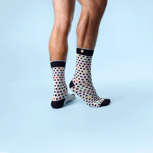 Chaussettes Freed From Desire gris clair