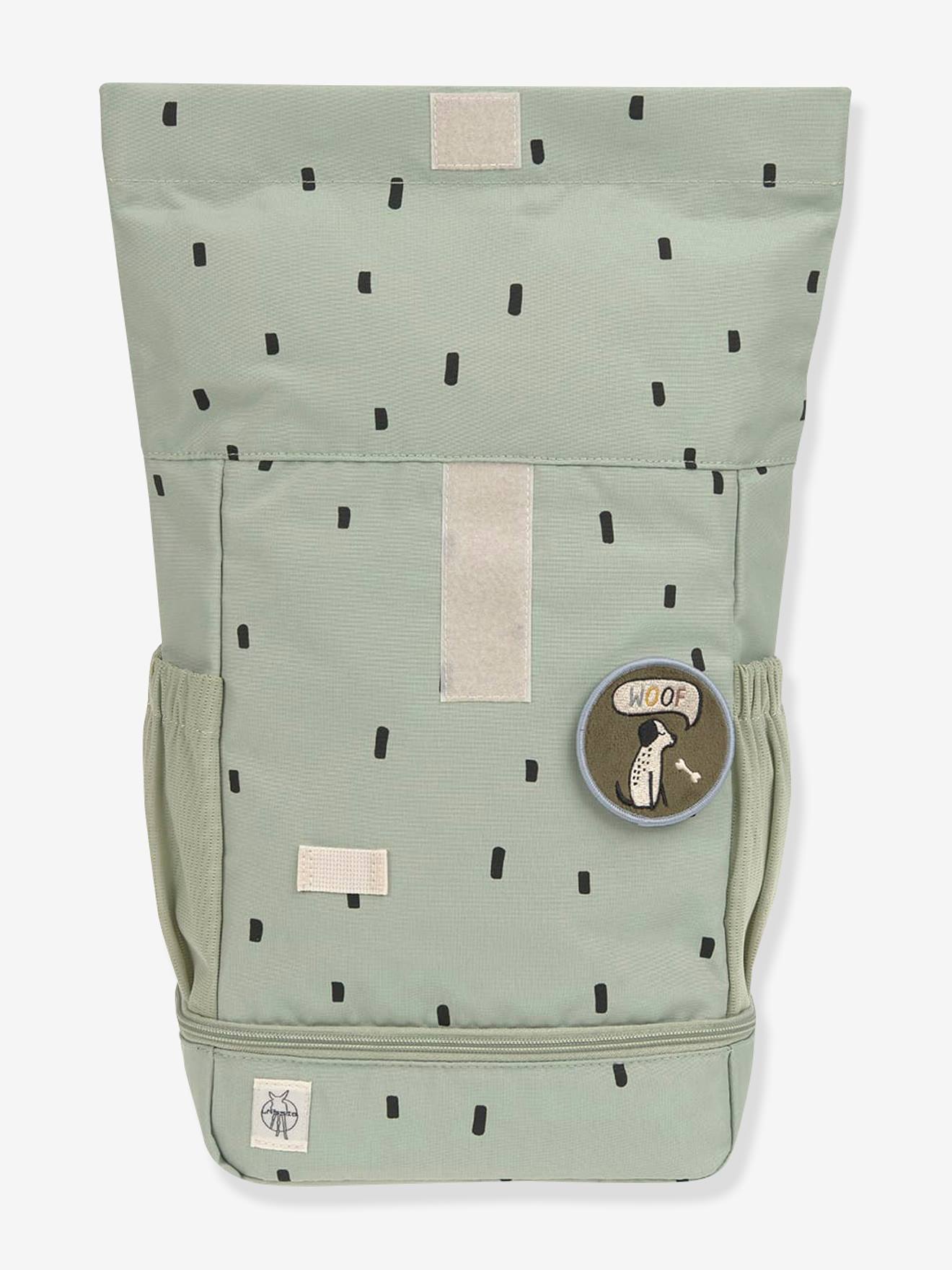 Mini sac à dos LÄSSIG Rolltop Happy Prints caramel
