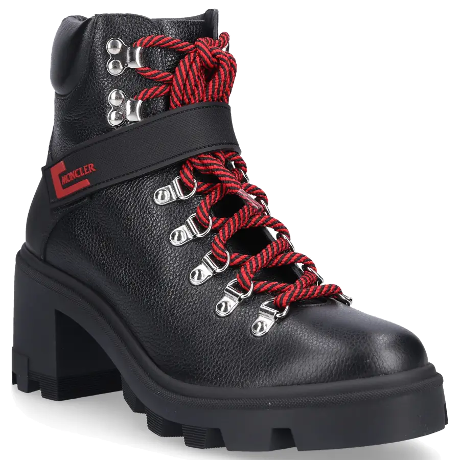 Moncler - Stiefeletten 4F708 Kalbsleder - schwarz