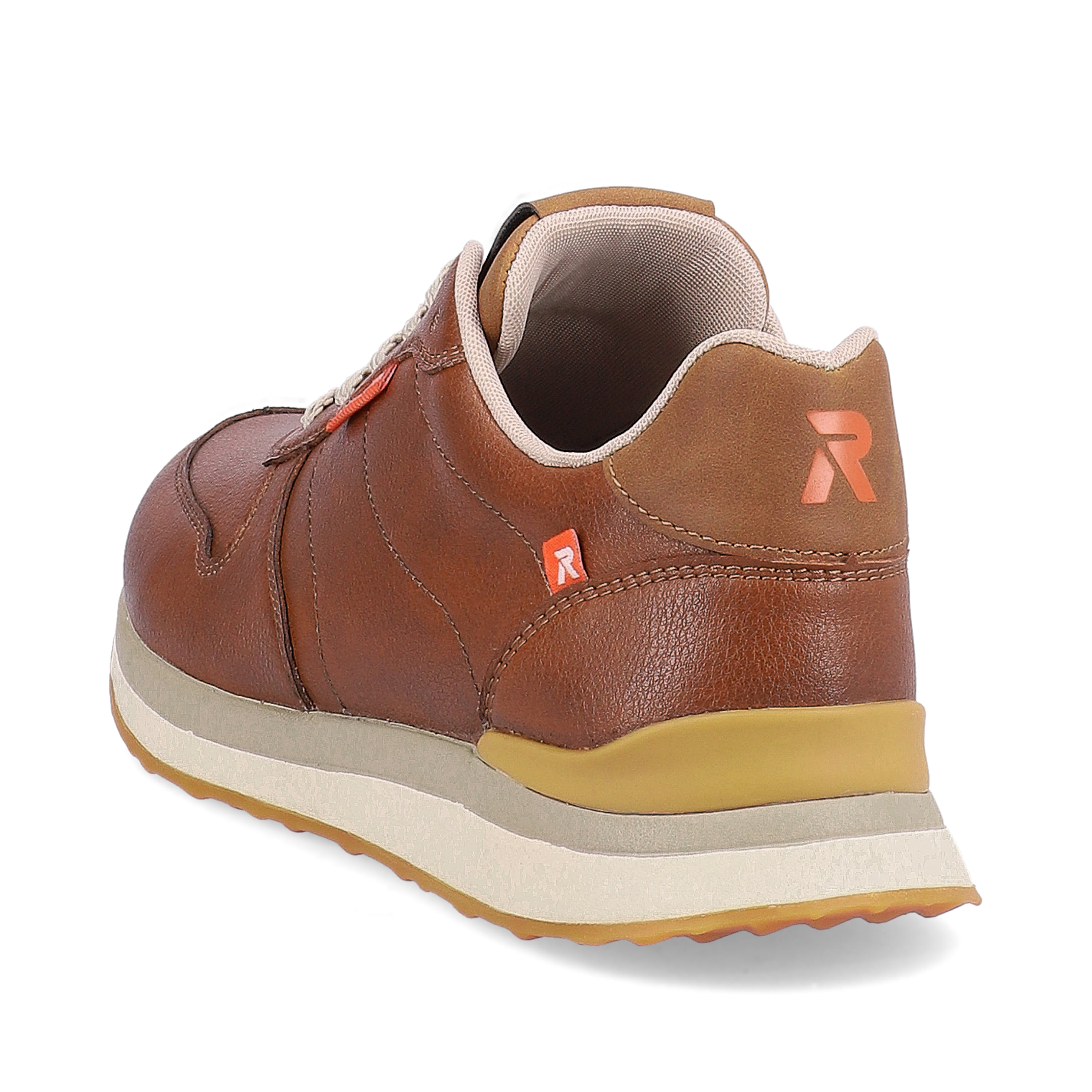 Rieker Damen Sneaker Low wood brown
