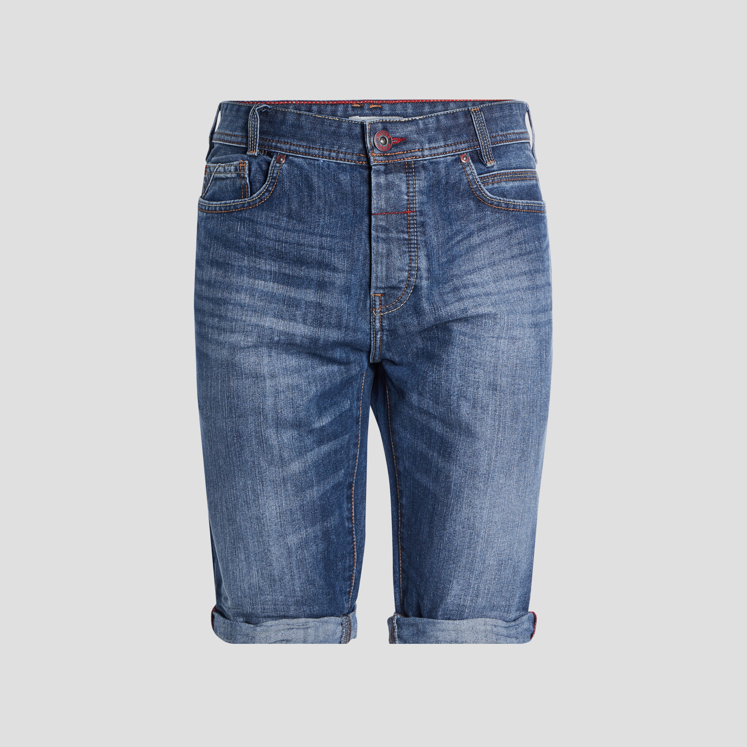 Bermuda regular en jean Creeks denim double stone homme | La Halle