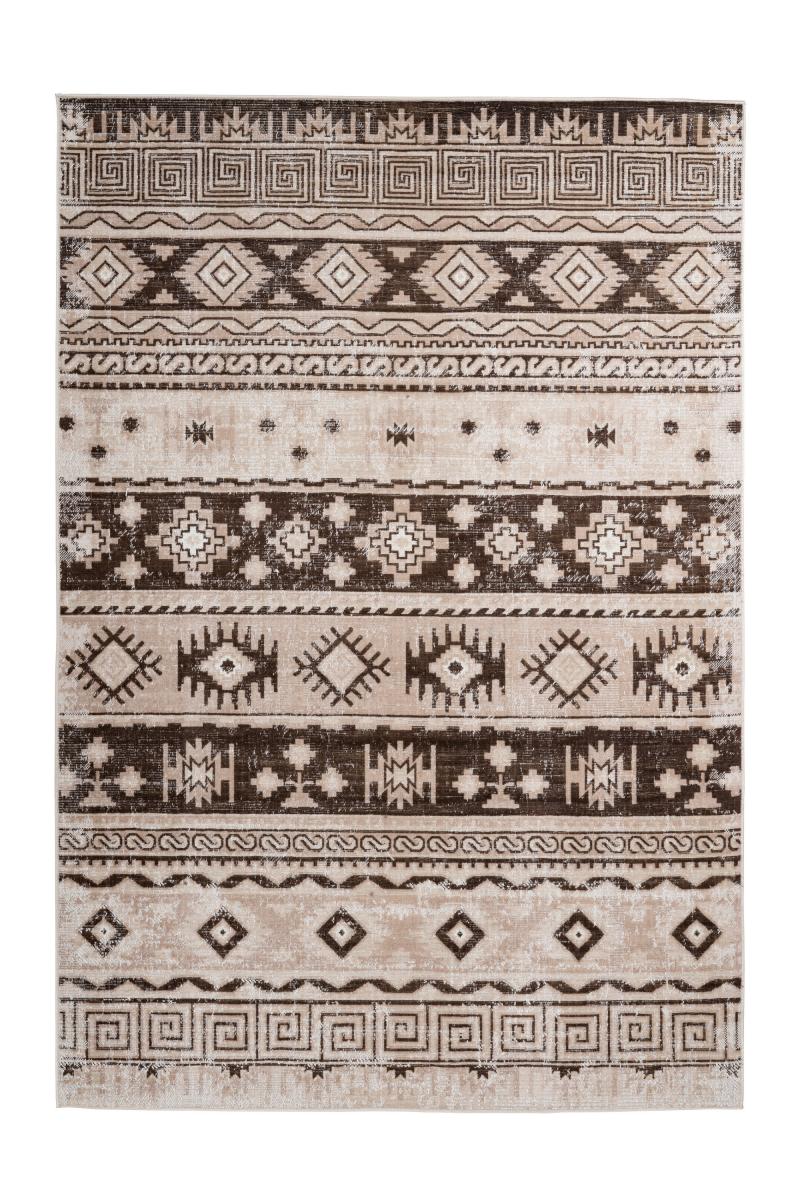 megusta Vintage-Teppich Taupe 80cm x 150cm