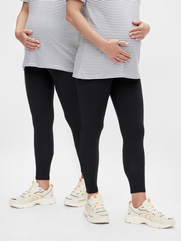 mama licious Umstands Leggings im 2-er Pack MLEMMA in Schwarz-3 günstig kaufen